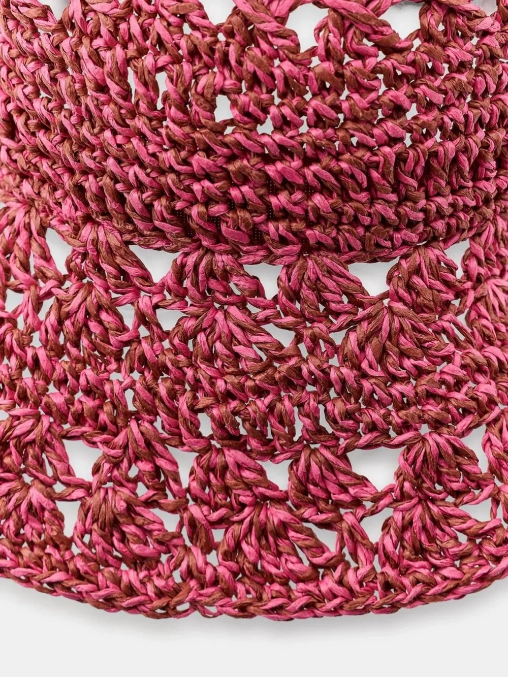 Zara Straw Hat in Pink. Size S. Brand new!